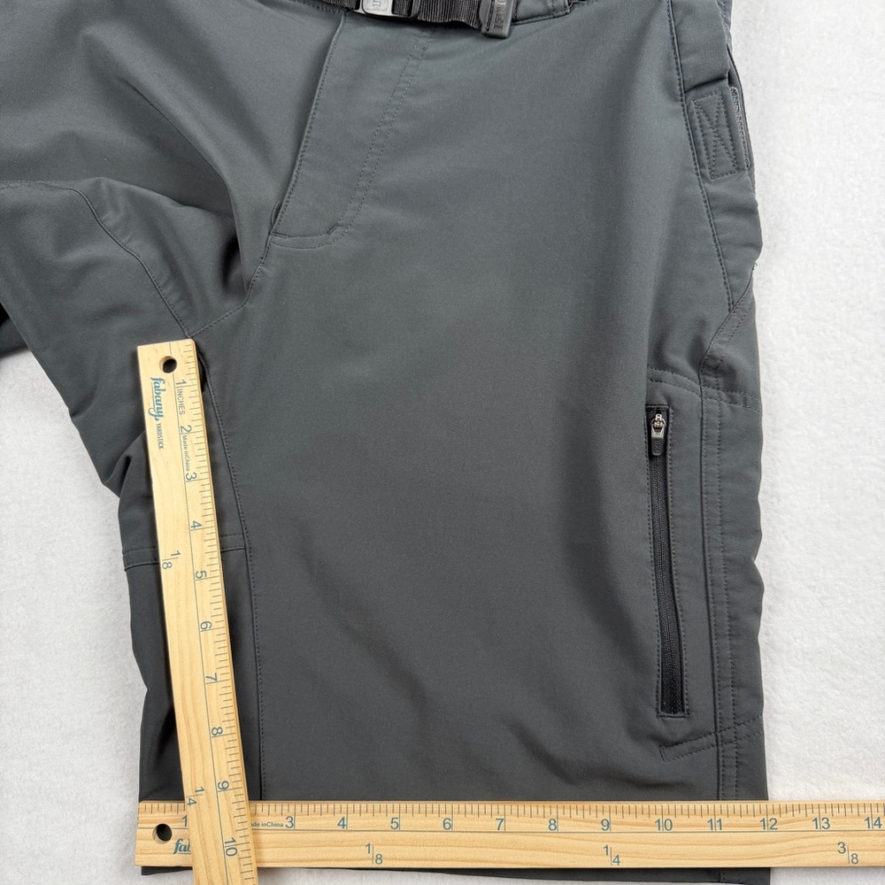 REI Men's Belted Outdoor Shorts Dark Gray Medium?‎ - Picture 4 of 10